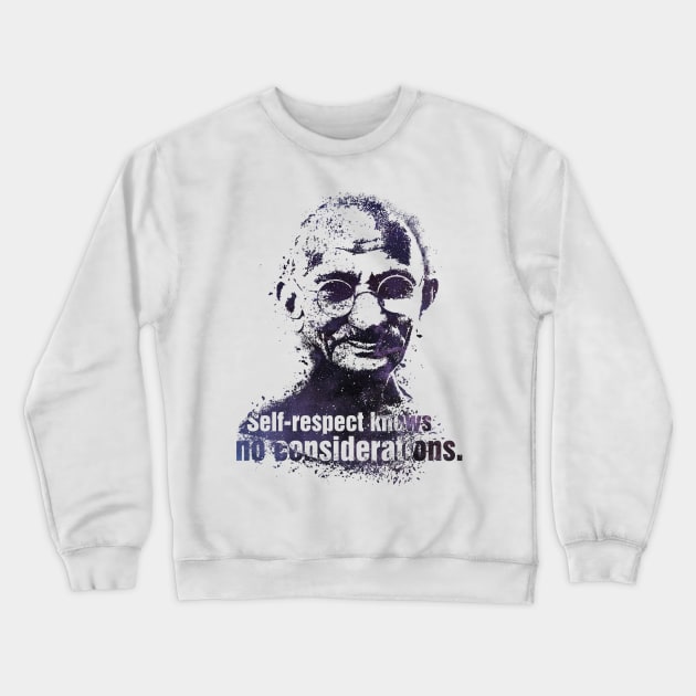 Gandhi quote Crewneck Sweatshirt by conquart